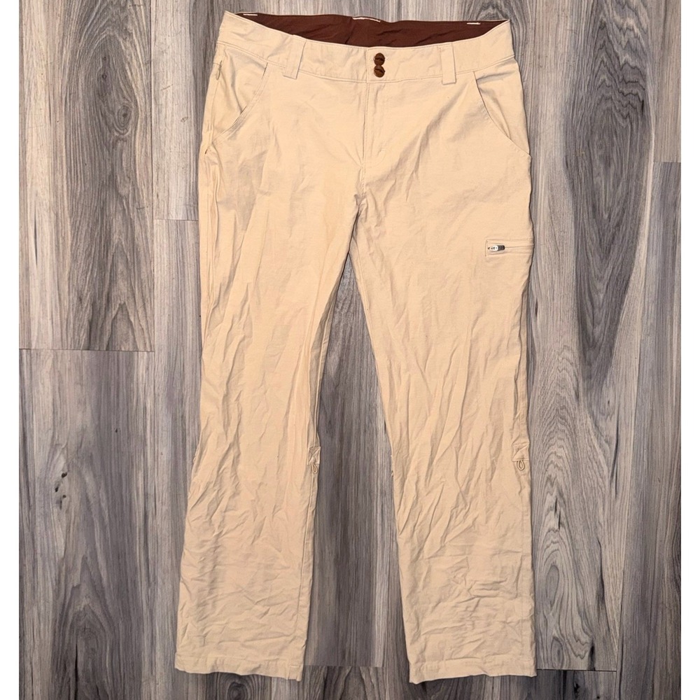 GoLite Women's Size 10 29.5x32 Pants Hiking Lightweight Outdoor Casual Tan